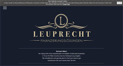 Desktop Screenshot of leuprecht.at