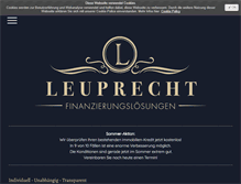 Tablet Screenshot of leuprecht.at